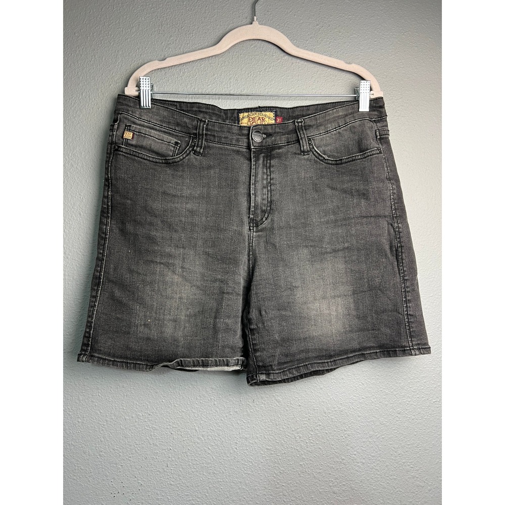 Dear John Denim Women's Gray High Rise Cutoff Shorts Size 31 Distressed Stretch